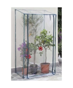 Telo di ricambio verdemax per serra buganvillea in tnt trasparente 100x70x189 cm