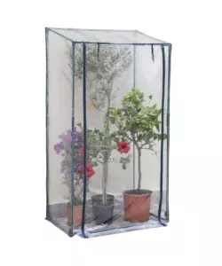 Serra a tunnel eurogarden 'anna' in acciaio e pvc 200x100x80 cm