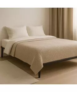 Rete matrimoniale con gambe in kit con 12 doghe 160x190 cm