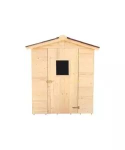 Casetta in legno da giardino habrita "eden" in abete rosso massiccio 180x187x204 cm