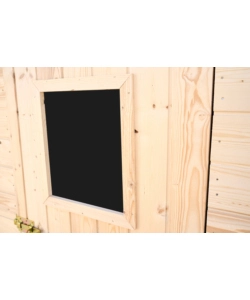 Casetta in legno da giardino habrita "eden" in abete rosso massiccio 180x187x204 cm