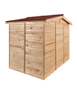 Casetta in legno da giardino habrita "eden" in abete rosso massiccio 270x187x210 cm