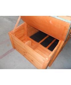 Casetta pollaio per galline in legno habrita "po 2070" 198x75x103 cm