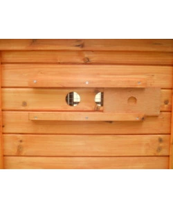 Casetta pollaio per galline in legno habrita "po 2070" 198x75x103 cm