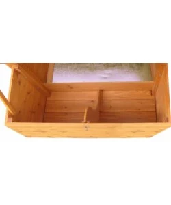 Casetta pollaio per galline habrita "po 2309" in legno 227x94x151 cm