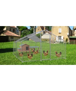 Recinto per animali habrita "enc 3040 25 gjm" in acciaio zincato 300x400x220 cm