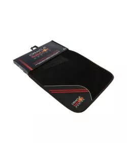 Set tappeti auto redbull "racing" nero e rosso 4 pezzi