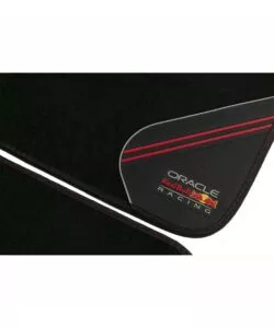 Set tappeti auto redbull "racing" nero e rosso 4 pezzi