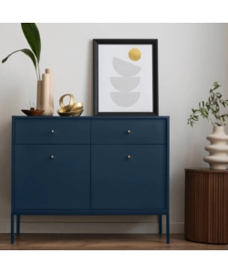 Pittura per restauro legno mobili "eco mobili" blu grigio 500 ml