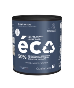 Pittura per restauro legno mobili 'eco mobili' blu atlantico 500 ml