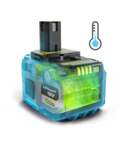Batteria di ricambio ryobi "high energy rb1880t" 18v 8ah