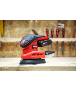 Levigatrice palmare a batteria valex - con batteria 2ah e caricabatterie