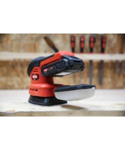Levigatrice palmare a batteria valex - con batteria 2ah e caricabatterie