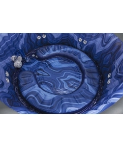 Piscina idromassaggio gonfiabile bestway "lay-z-spa santorini hydrojet pro" per 5-7 persone