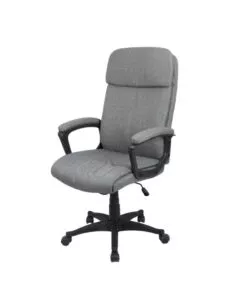Sedia da ufficio bellahome 'berkeley' in tessuto grigio melange 68x57x112-122 cm