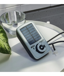 Programmatore d'irrigazione solare g.f. "aquatime solar uno.3 kit20" con 13 programmi per 20 vasi