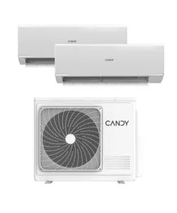 Climatizzatore caldo freddo candy pompa di calore 'pura' dualsplit 9000+12000 btu con wifi