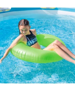 Piscina fuori terra con struttura rotonda intex "metal frame beachside" blu 305x305x76 cm - cod. 28206np