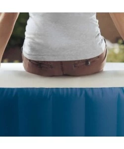 Piscina idromassaggio gonfiabile intex "bubble blue" 4 posti 180x180x66 cm - cod. 28486ex