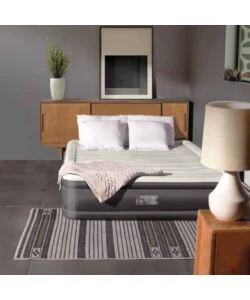 Materasso matrimoniale gonfiabile intex "truaire" marrone 152x203x51 cm - cod. 64030