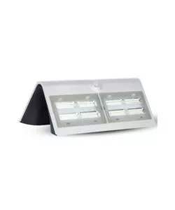 Lampada led solare a muro da esterno vtac bianco 4000k