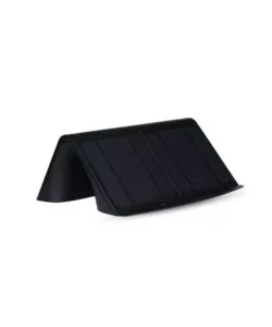 Lampada led solare a muro da esterno vtac nero 4000k