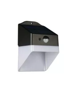 Applique led da esterno vtac nero con sensore 4000k