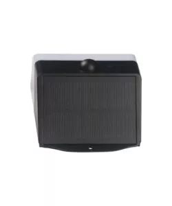 Applique led da esterno vtac nero con sensore 4000k