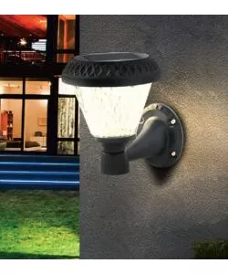 Applique led solare da esterno vtac a cono con telecomando 3in1