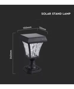 Lampada led da tavolo vtac nero 3000+4000+6000k