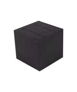 Applique led solare da esterno vtac nero 3000k
