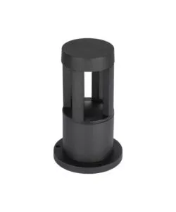 Lampada led da terra da esterno vtac nero 3000k