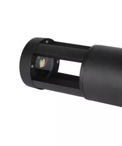 Lampada led da terra da esterno vtac nero 3000k