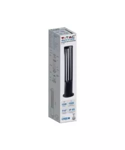 Lampada led da terra da esterno vtac nero 6400k 80cm