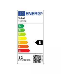 Applique led da esterno quadrata a doppio fascio luminoso vtac bianco 3000k