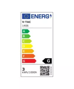 Faretto led segnapasso rotondo da 3w a plafone da esterno vtac grigio 4000k