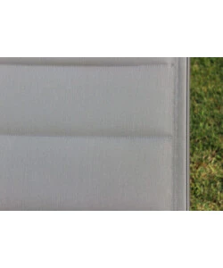 Sdraio reclinabile elica garden "formentera" in alluminio taupe 198x61x95 cm