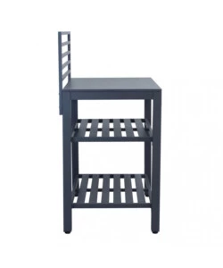 Cucina da esterno modulare elica garden "oklahoma 1" in alluminio antracite 90x62x125 cm