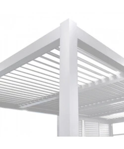 Pergola bioclimatica elica garden bianco 7,8x4x2,5 m