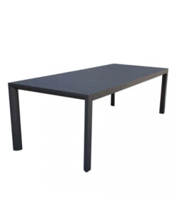 Tavolo da giardino allungabile elica garden "houston" in alluminio antracite 160/240x100x75 cm