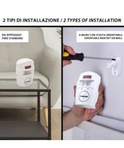 Mini allarme velam con rilevatore di presenza e 2 telecamere