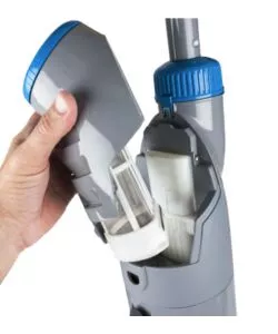 Pulitore a batteria autonomo per piscine gre "vcb50p" 30w