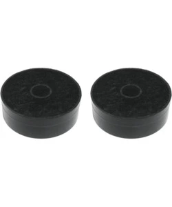 Set 2 pezzi filtro a carbone per cappa aspirante faber 'f23' nero 12,5 cm