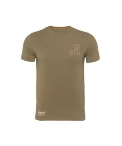 T-shirt da lavoro kapriol 'enjoy' tortora tg m