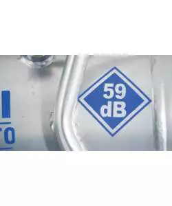 Outlet - usato per prova - compressore d'aria super silenziato hyundai - 59 db 24 litri cofanato