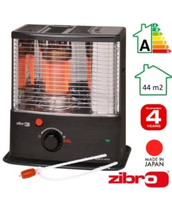 Outlet - usato per prova - stufa a combustibile liquido "zibro rs-30" nero 3 kw