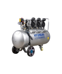 Outlet - usato per prova - compressore aria silenziato hyundai 100l 3hp - cod. 65704