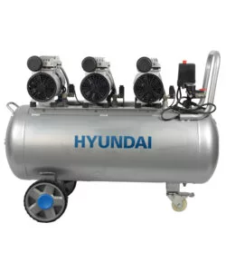 Outlet - usato per prova - compressore aria silenziato hyundai 100l 3hp - cod. 65704