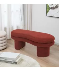 Panca bellahome "onda" mattone 106x43x43 cm