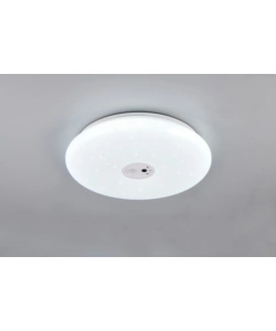 Plafoniera led "vedera" bianca con videocamera 6000k Ø40 cm